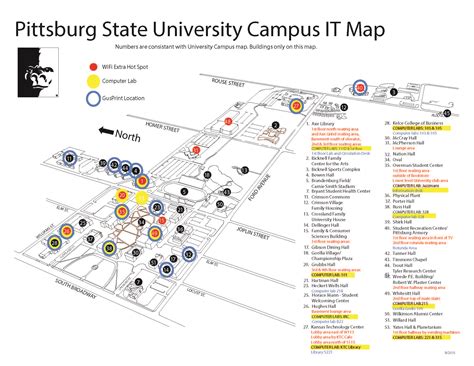 Pittsburgh University Campus Map