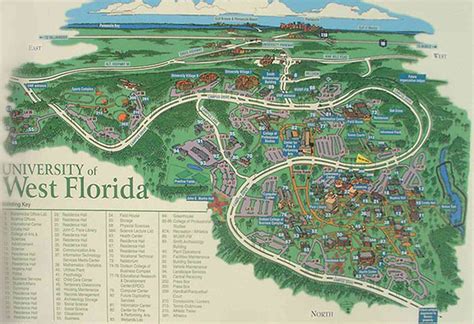 University Of West Florida Campus Map