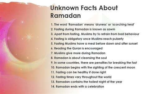 Unknown Facts About Ramadan Ramadantips Ramadanguide
