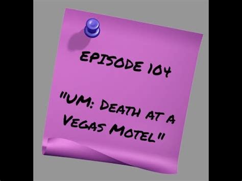 Unsolved Mysteries Death In A Vegas Motel Video Dailymotion