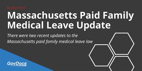 Updates To Massachusetts Paid Family And Medical Leave Law