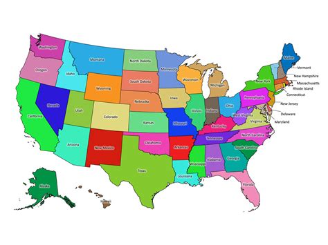 Us Map Labeled Usa Map Map Of America Show Me A Map Of The United States
