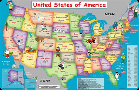 Usa Map Maps Of The United States Of America