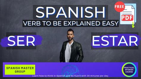 Verbo Ser Y Estar Explained Easy Youtube