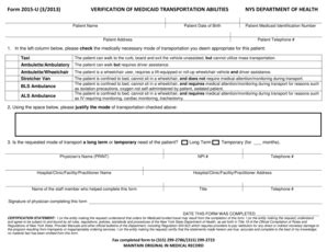 Verification Of Medicaid Transportation Abilities Verification Of