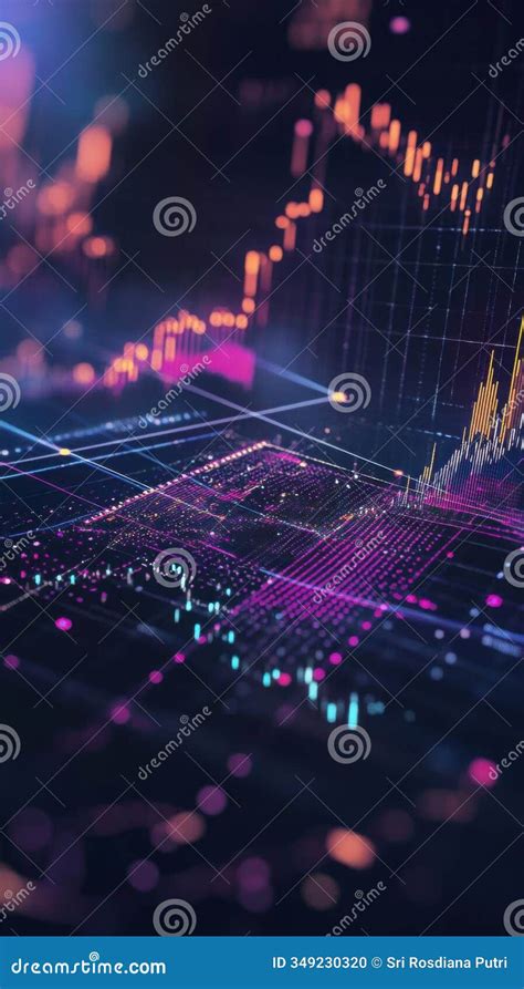 Visualizing Data Trends Patterns And Insights Revealed Dynamically Stock Illustration