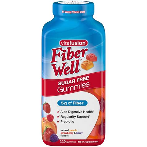 Vitafusion Fiber Well Gummies 220 Ct Walmart Com Walmart Com