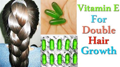 Vitamin E Capsules For Double Hair Growth Homemade Vitamin E Hair Oil