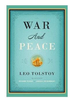 War And Peace Novel By Tolstoy By Hb School Tpt