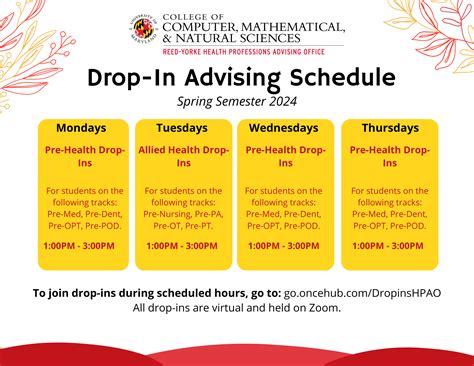 Washu Pre Health Drop In Advising