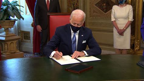 Watch President Joe Biden Sign First 3 Proclamations Cnn Video