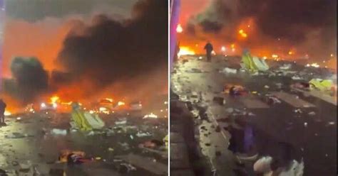 Watch Scene Of Philadelphia Plane Crash As Six Feared Dead After Air