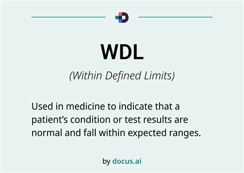 Wdl Medical Abbreviation