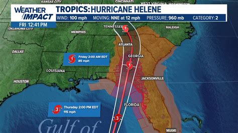 Helene Hurricane Category in Florida