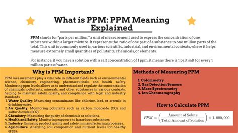 What Does PPM Stand For