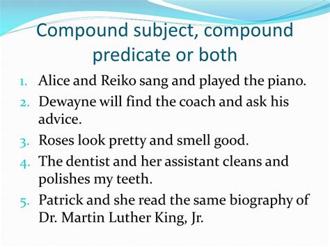 What Is A Compound Subject And Compound Predicate Examples Design Talk