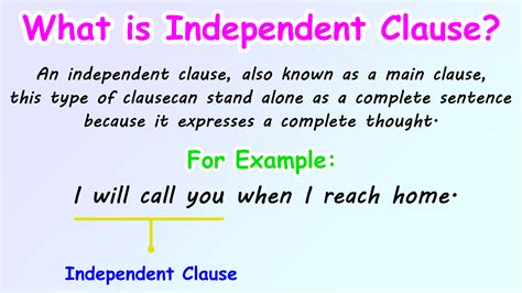 5 Ways Define Independent Clause