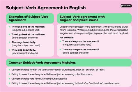 Subject Verb Agreement Explained