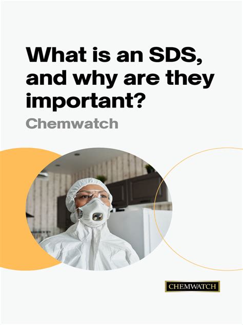 What Is An Sds And Why Are They Important Chemwatch
