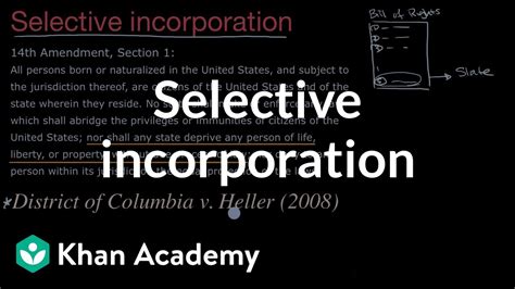What Is Selective Incorporation Example Youtube