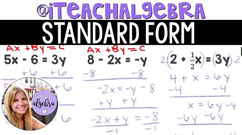Standard Form in Algebra Explained