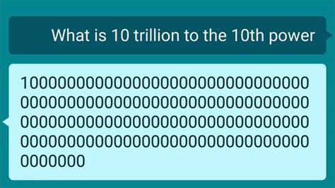 What Is Ten Trillion To The 10Th Power Youtube