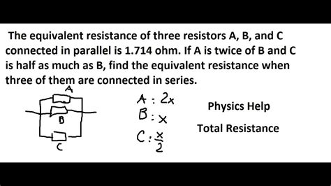 What Is The Equivalent Resistance Of Three 15 Ohms Resistors In