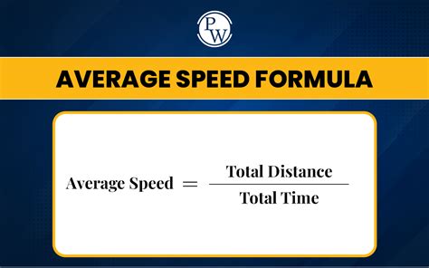 What Is The Formula For Average Speed Netdia