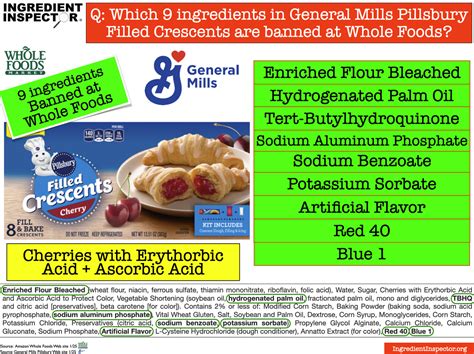 What S In Pillsbury Crescents Rolls Ingredient Inspector