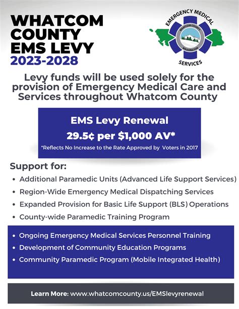 Whatcom County Ems Levy 2023 2028 Whatcom County Wa Official Website
