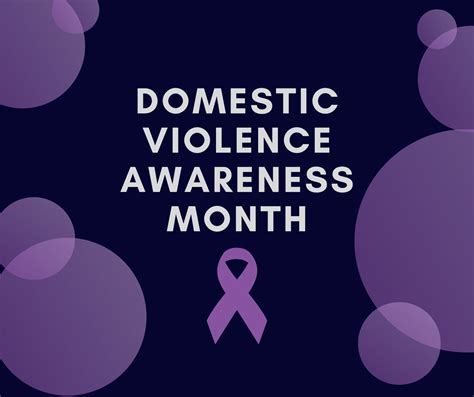 When Is Domestic Violence Awareness Month