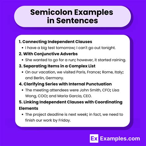 When To Use Semicolons When To Use Semicolon Semicolon Writing Tips