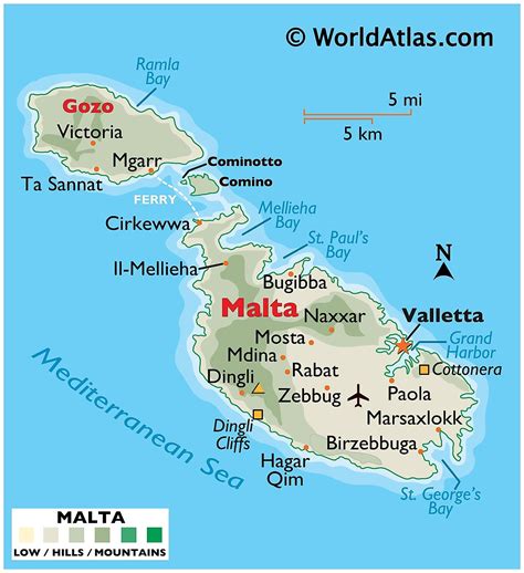 Find Malta On Map