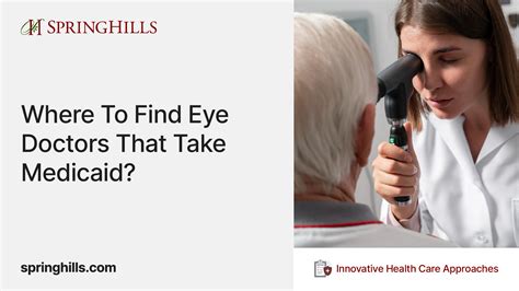 Where To Find Eye Doctors That Take Medicaid
