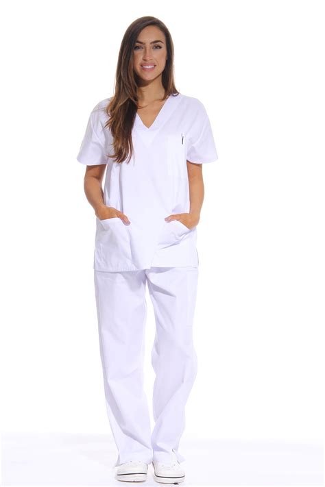 White Medical Scrubs