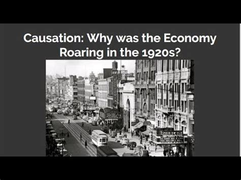 Why Did The Us Economy Boom In The 1920S Youtube