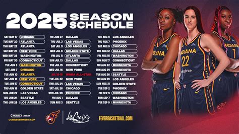 Wnba Indiana Fever Schedule Nicholas Seekamp