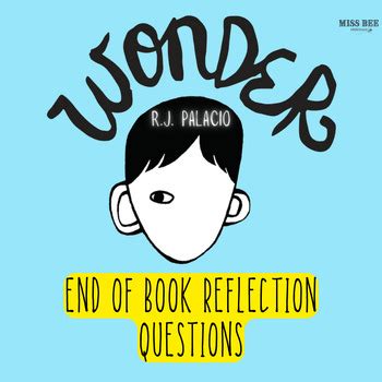Wonder By Rj Palacio Guided Questions End Of Book Review And Unit Test