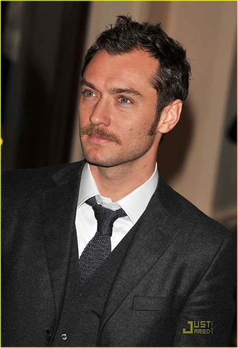 Jude Law Young Mustache Style