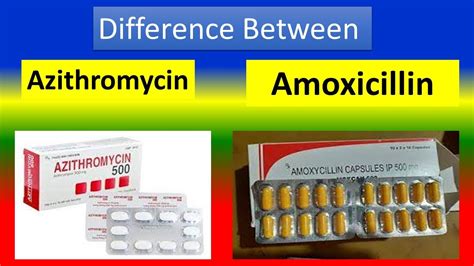 Zithromax Vs Amoxicillin Difference And Comparison